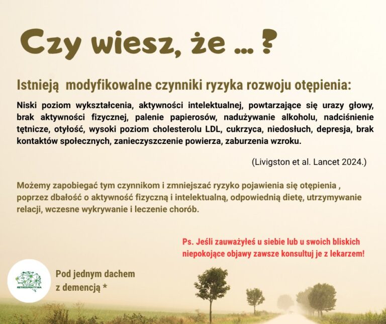 Modyfikowalne czynniki otępienia