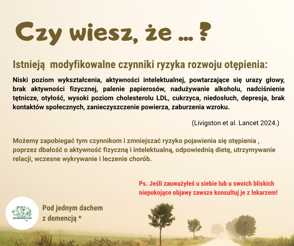 Modyfikowalne czynniki otępienia